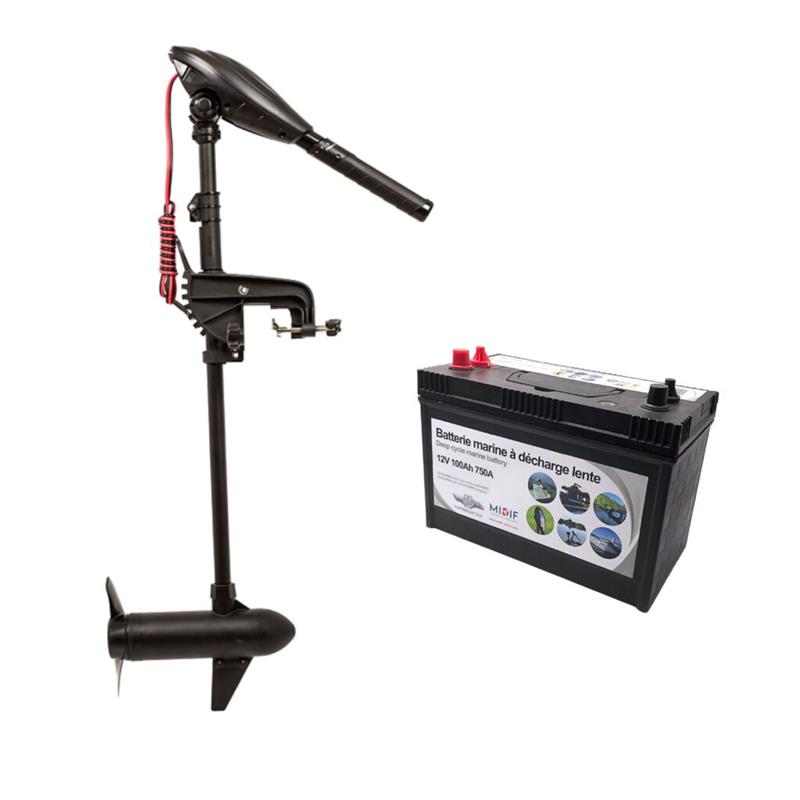 Pack Haswing Energy Osapian 40 Lbs Avec Batterie Marine 12V100amp